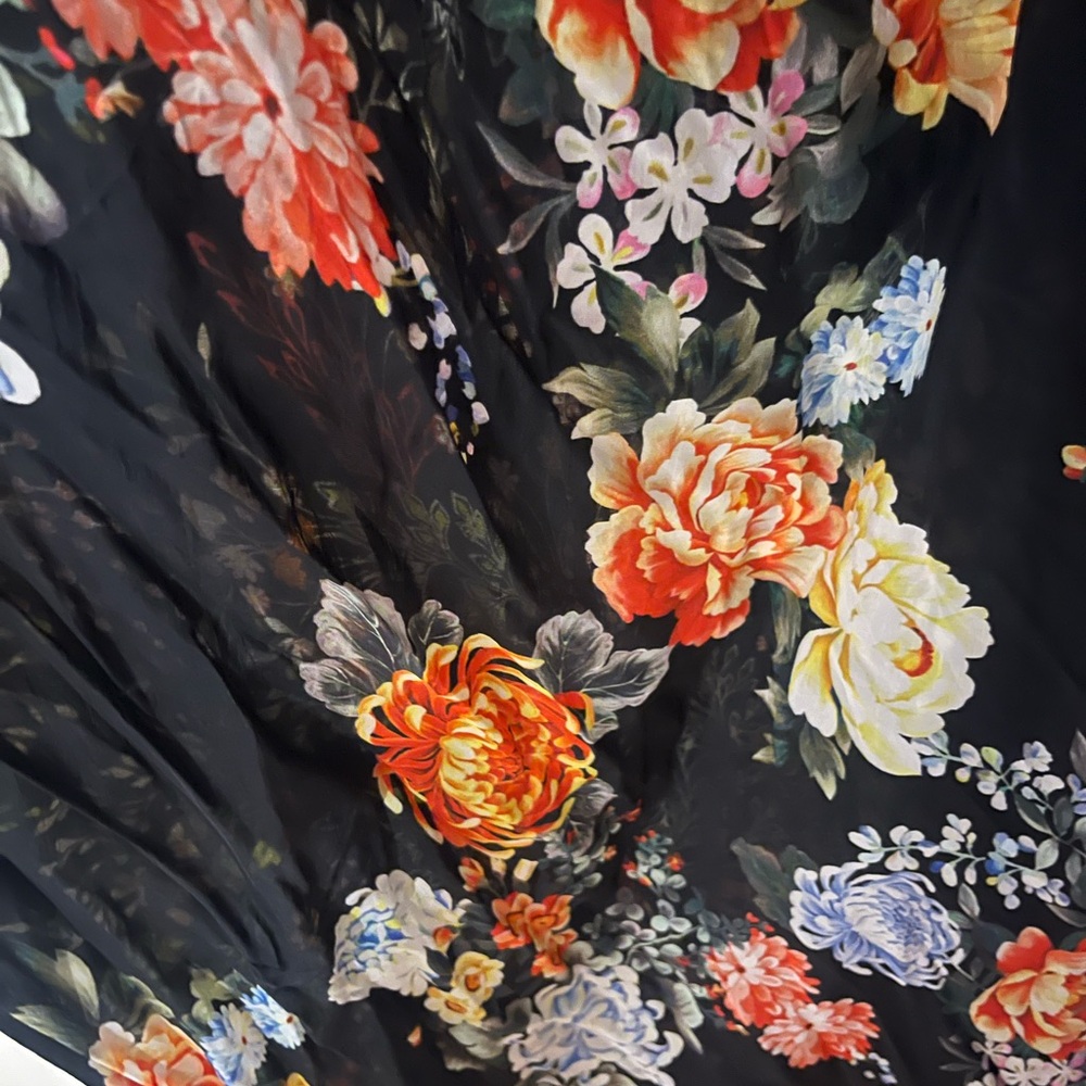 Johnny Was Floral Embroidered straps long floral dress - Picture 5 of 15